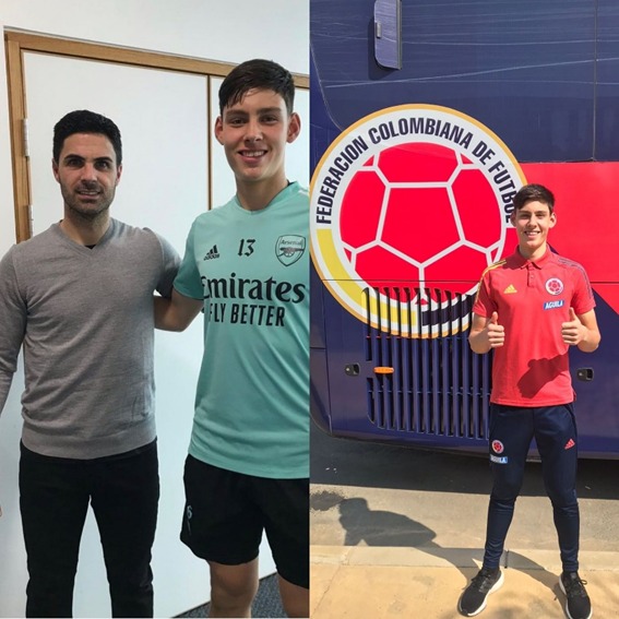 Alexei Rojas Fedorushchenko, el joven arquero del Arsenal que quiere representar a la Selección Colombia de mayores